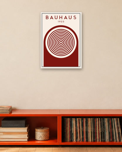 Bauhaus - Poster No. 49 - white frame in a room