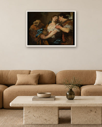 Renaissance Masters - Renaissance Masterpiece No. 128 - white frame in a room