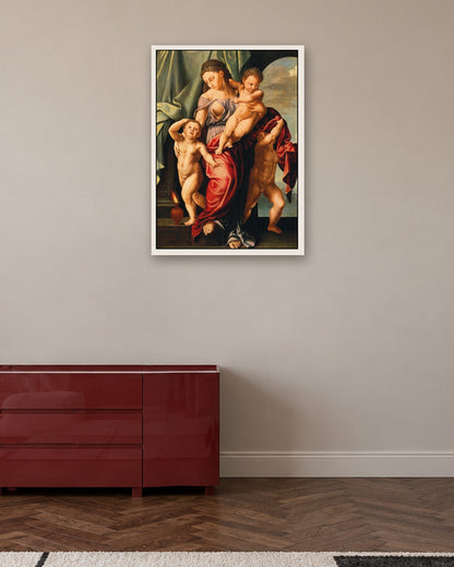 Renaissance Masters - Renaissance Masterpiece No. 425 - white frame in a room