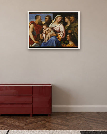 Renaissance Masters - Renaissance Masterpiece No. 153 - white frame in a room