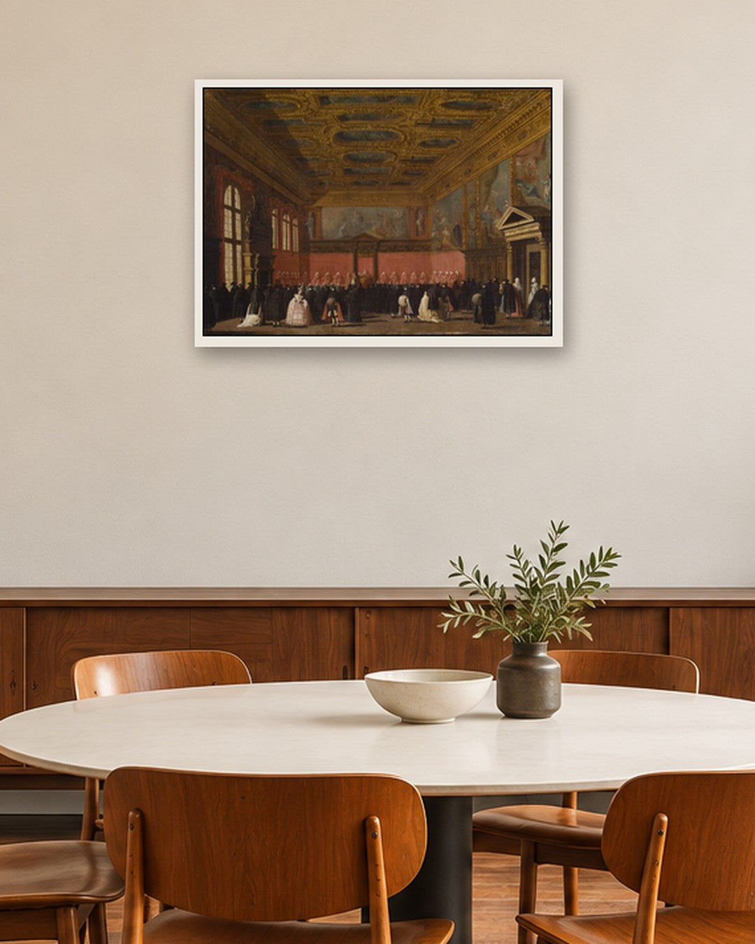 Renaissance Masters - Renaissance Masterpiece No. 69 - white frame in a room