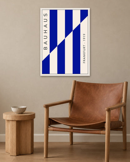 Bauhaus - Poster No. 10 - white frame in a room