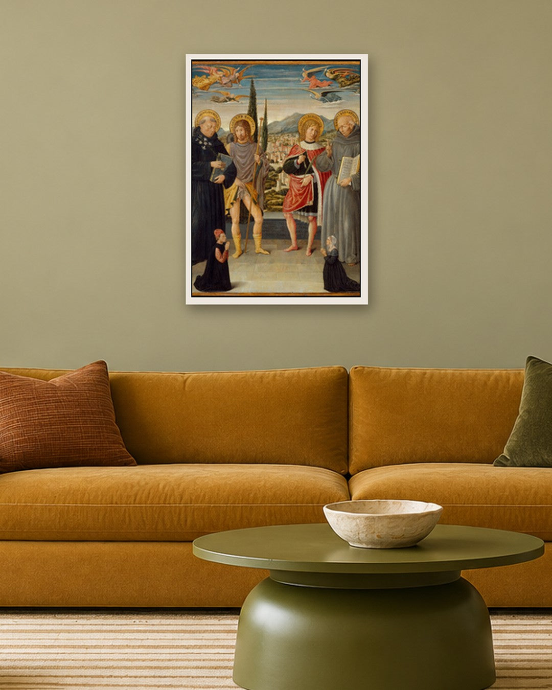 Renaissance Masters - Renaissance Masterpiece No. 158 - white frame in a room