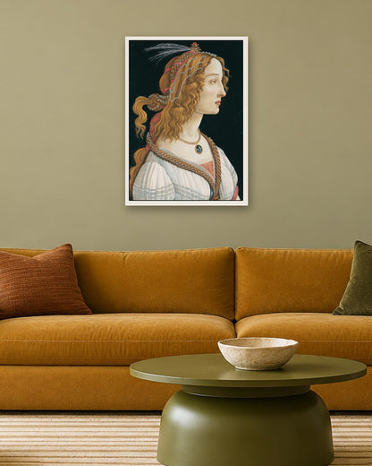 Renaissance Masters - Renaissance Masterpiece No. 252 - white frame in a room
