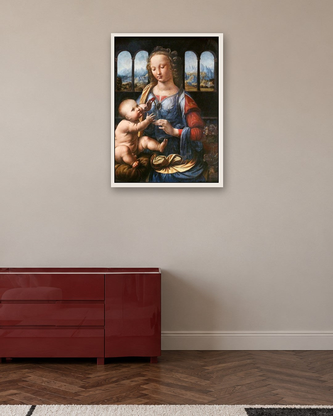 Renaissance Masters - Renaissance Masterpiece No. 319 - white frame in a room