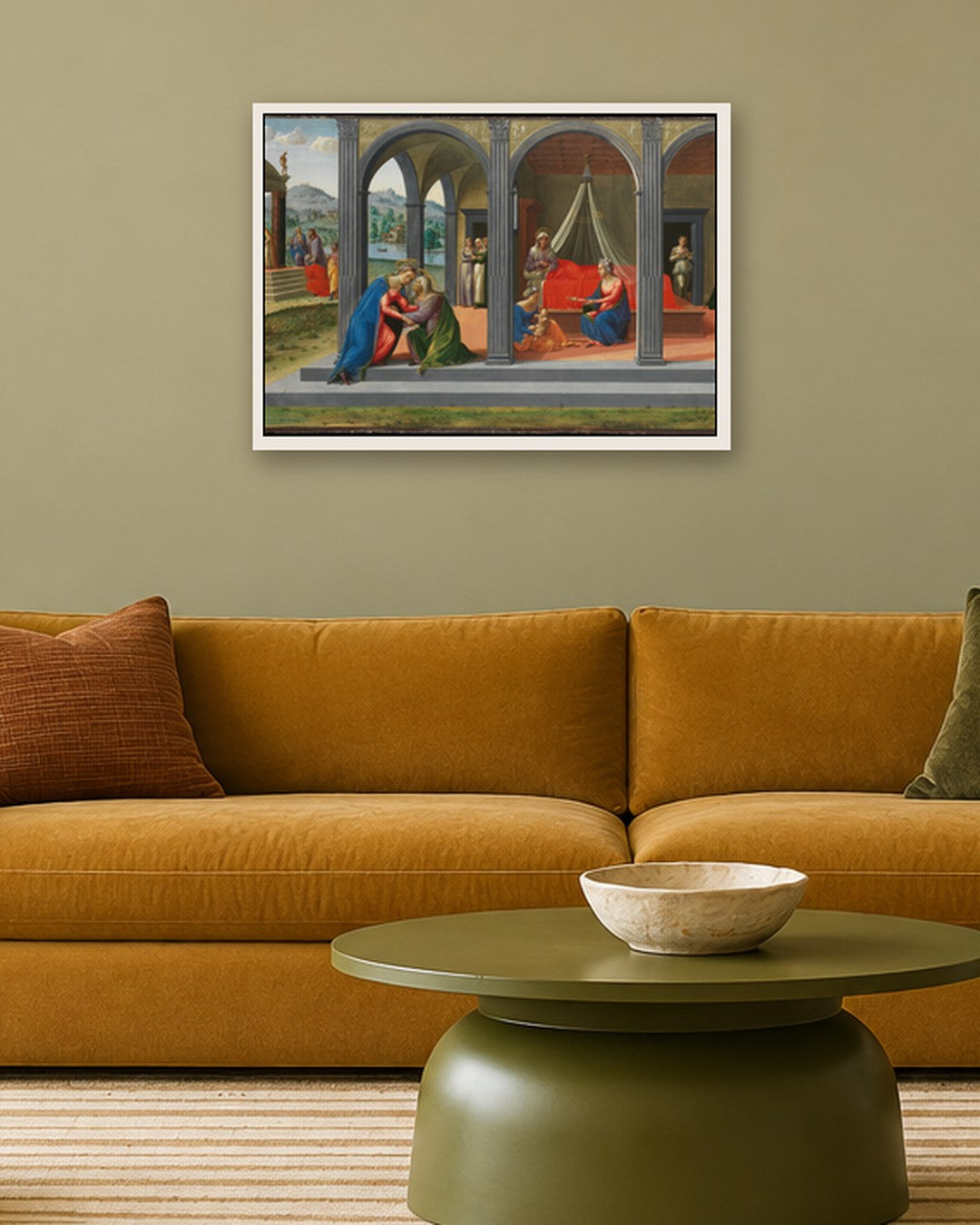 Renaissance Masters - Renaissance Masterpiece No. 157 - white frame in a room
