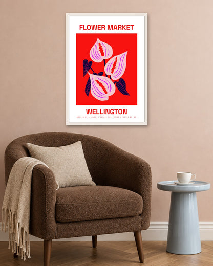 SENT Studio - Artistic Poster No. 39 - white frame in a room