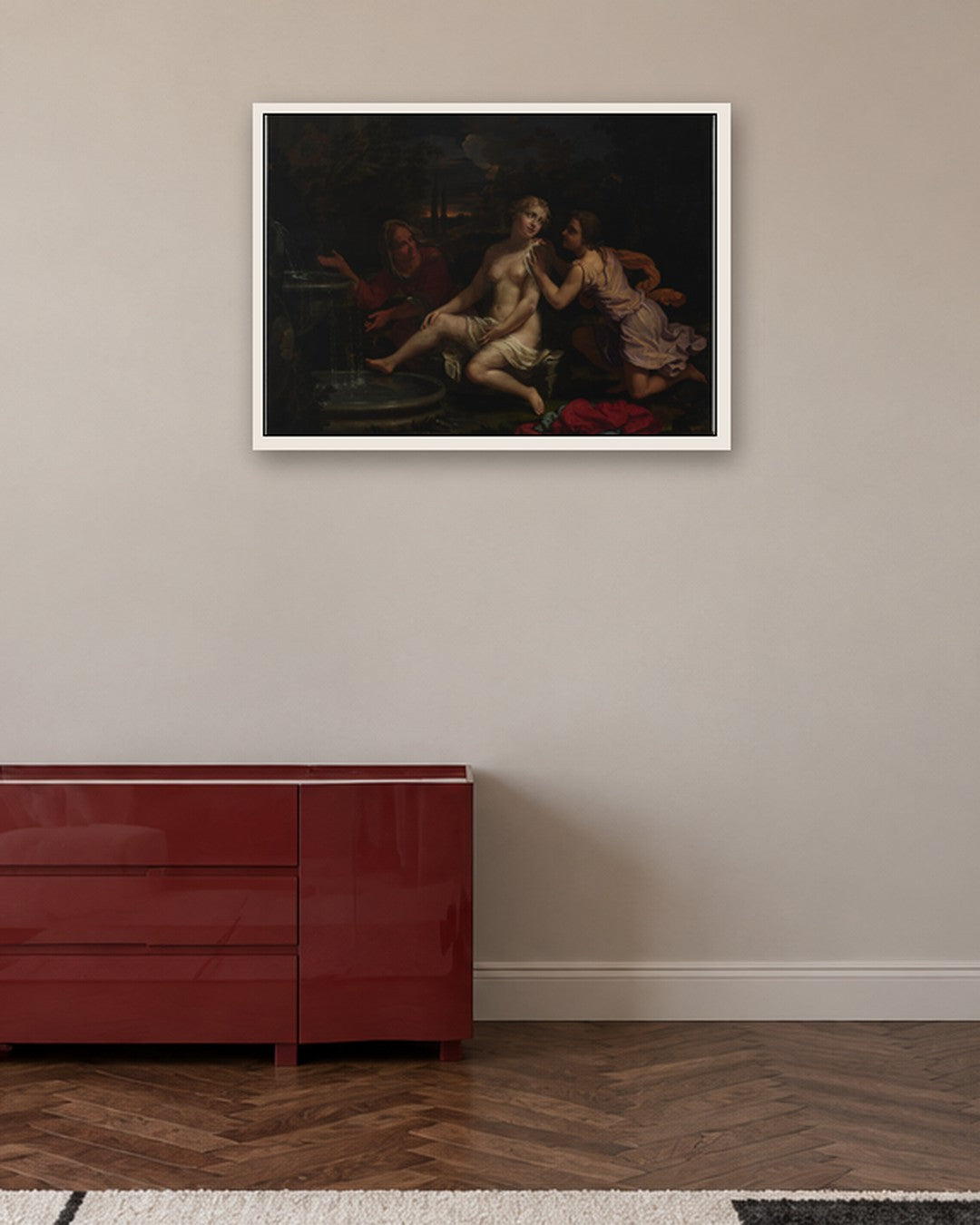 Renaissance Masters - Renaissance Masterpiece No. 44 - white frame in a room