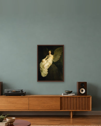 Abbott Handerson Thayer - Stevenson Memorial - dark oak frame in a room