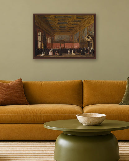 Renaissance Masters - Renaissance Masterpiece No. 69 - dark oak frame in a room
