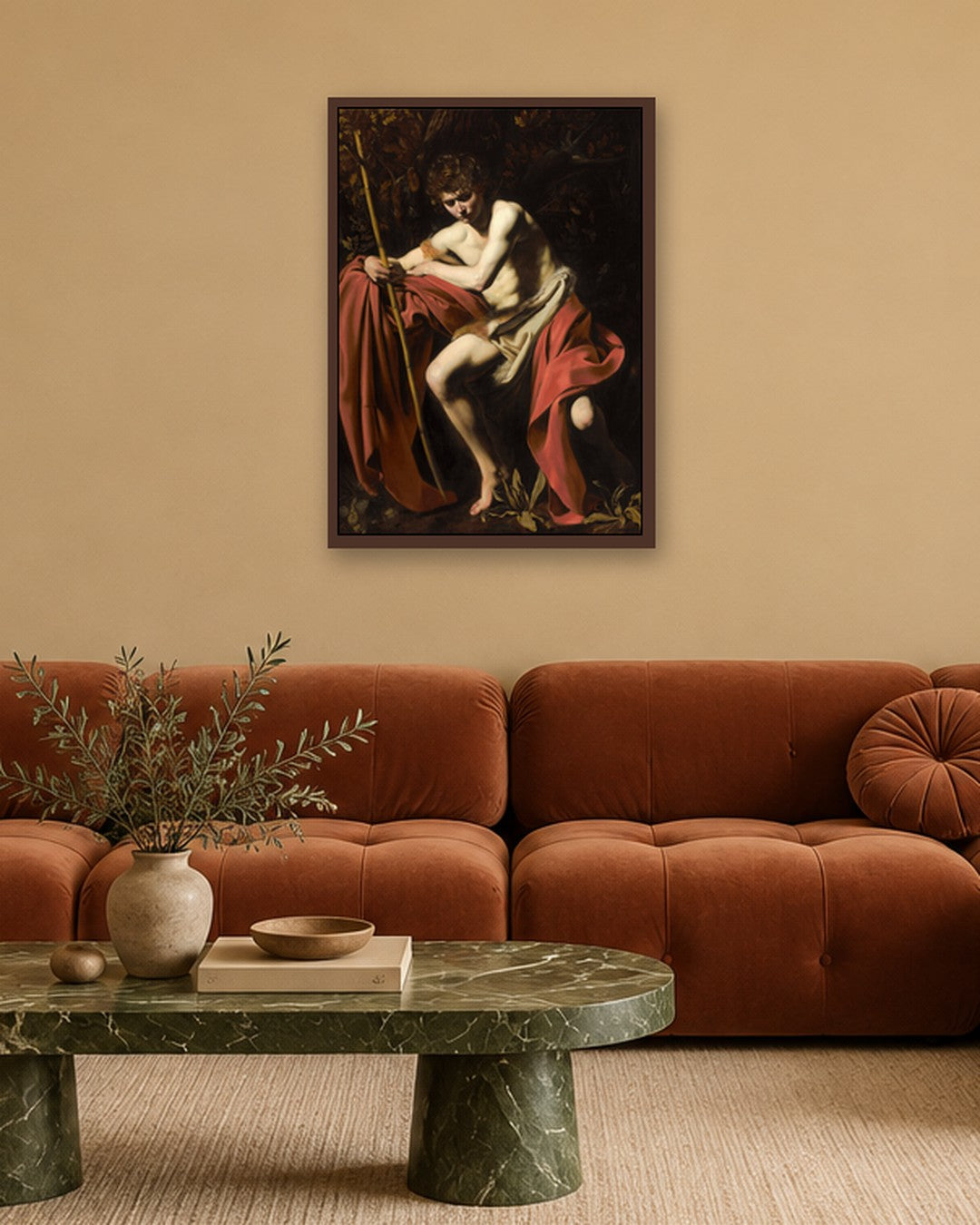 Renaissance Masters - Renaissance Masterpiece No. 254 - dark oak frame in a room