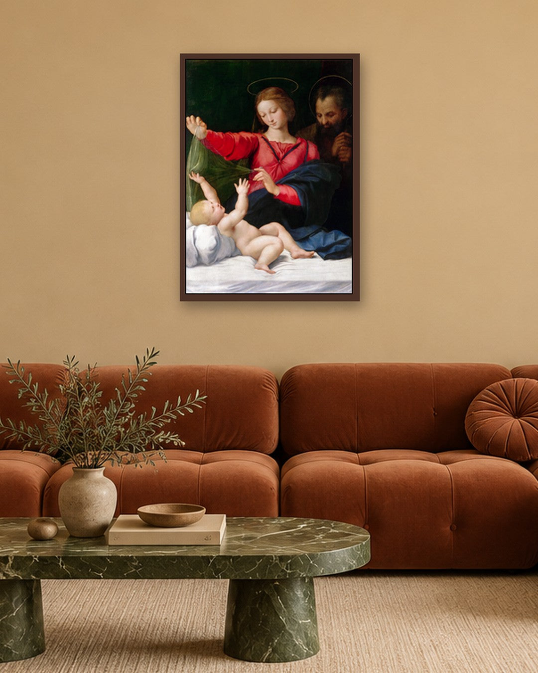 Renaissance Masters - Renaissance Masterpiece No. 326 - dark oak frame in a room