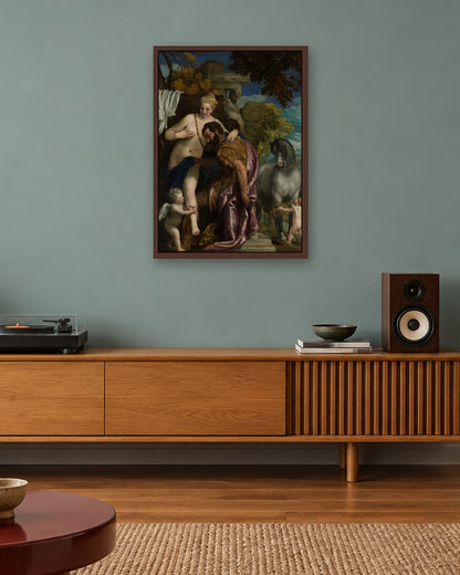 Renaissance Masters - Renaissance Masterpiece No. 132 - dark oak frame in a room