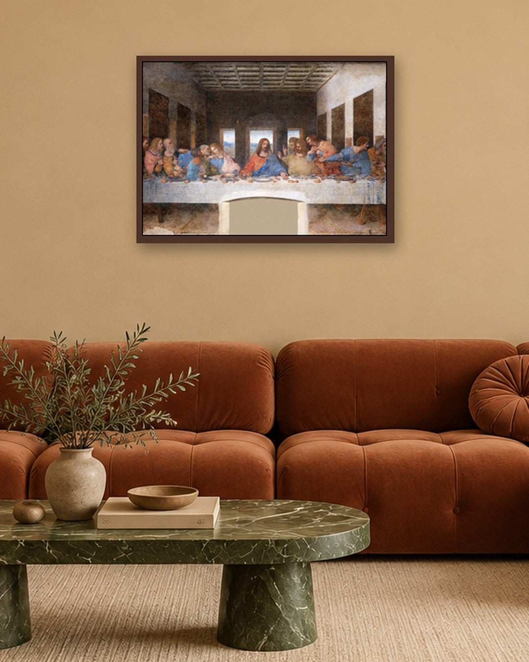 Renaissance Masters - Renaissance Masterpiece No. 342 - dark oak frame in a room