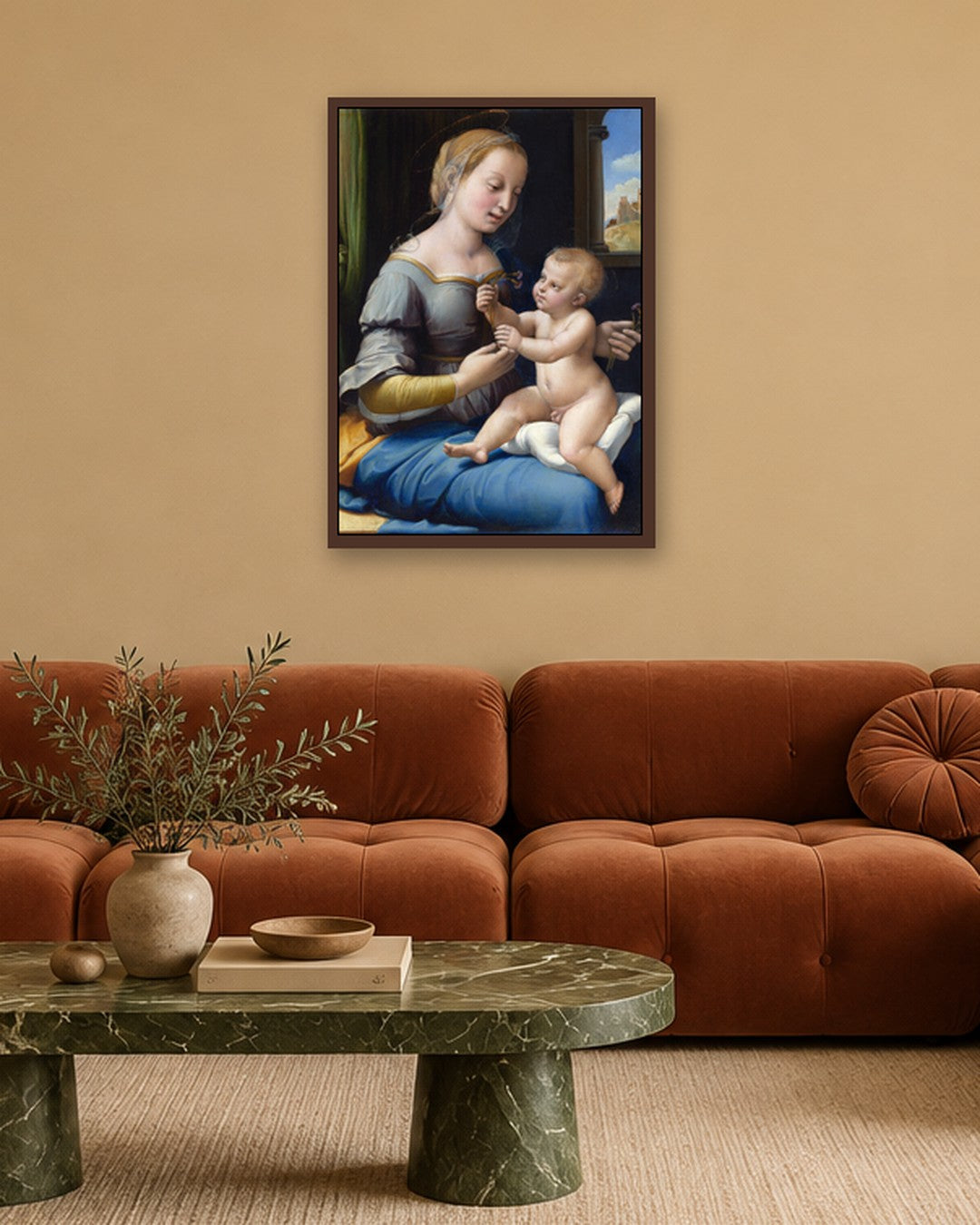 Renaissance Masters - Renaissance Masterpiece No. 318 - dark oak frame in a room