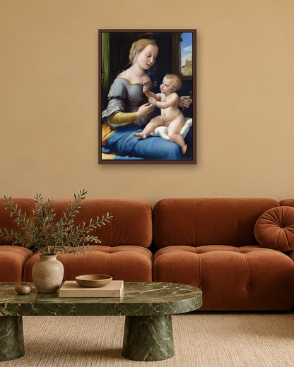 Renaissance Masters - Renaissance Masterpiece No. 318 - dark oak frame in a room
