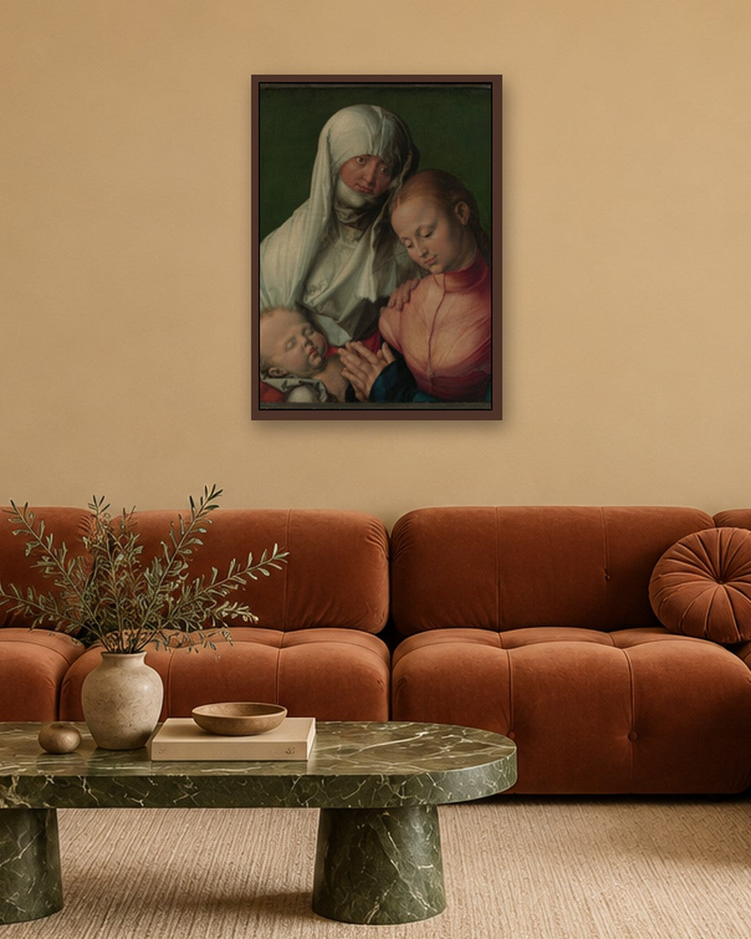 Renaissance Masters - Renaissance Masterpiece No. 120 - dark oak frame in a room
