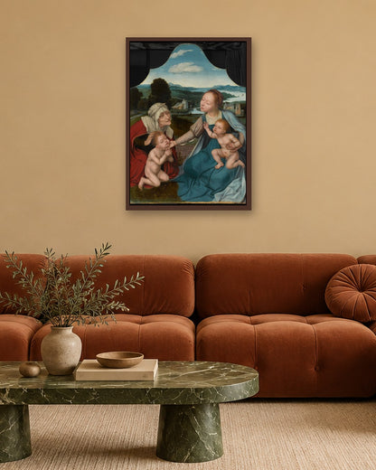 Renaissance Masters - Renaissance Masterpiece No. 96 - dark oak frame in a room