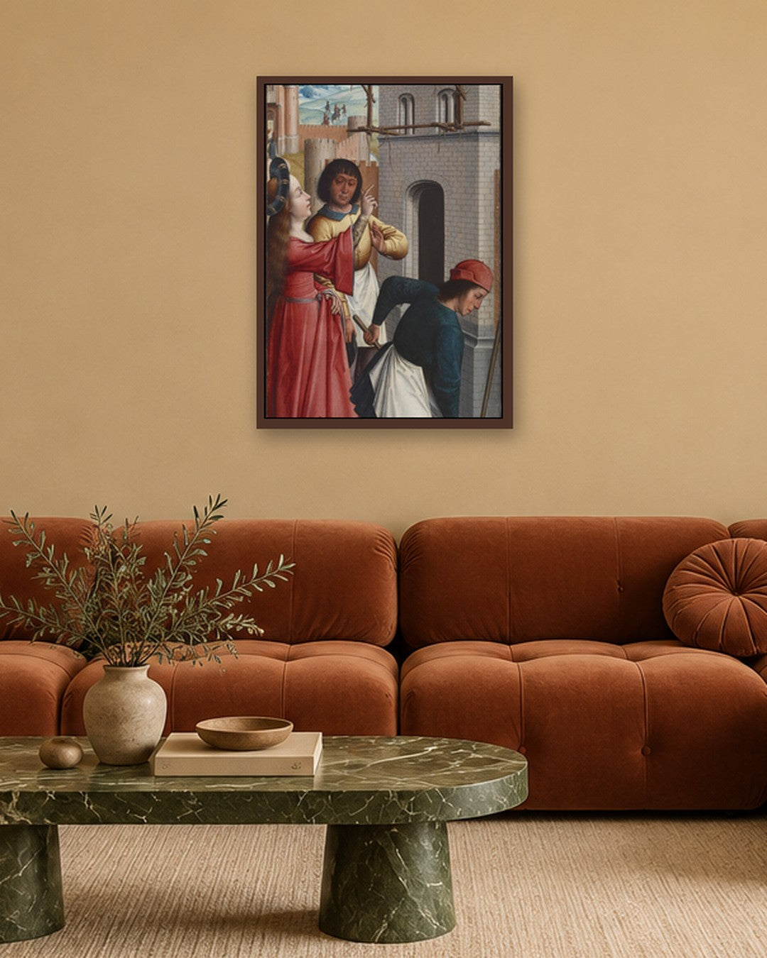 Renaissance Masters - Renaissance Masterpiece No. 66 - dark oak frame in a room