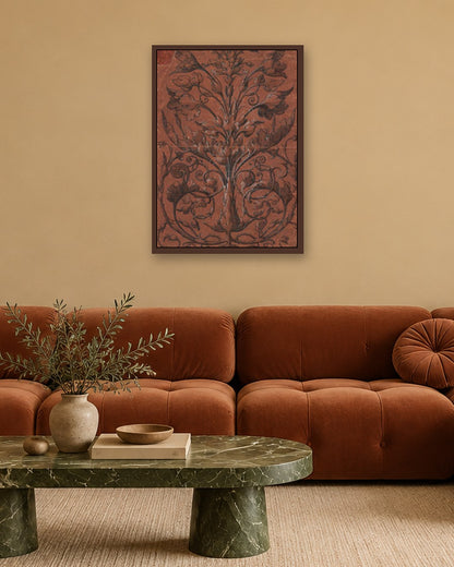 Renaissance Masters - Renaissance Masterpiece No. 208 - dark oak frame in a room