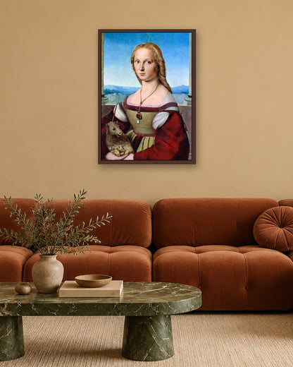 Renaissance Masters - Renaissance Masterpiece No. 299 - dark oak frame in a room