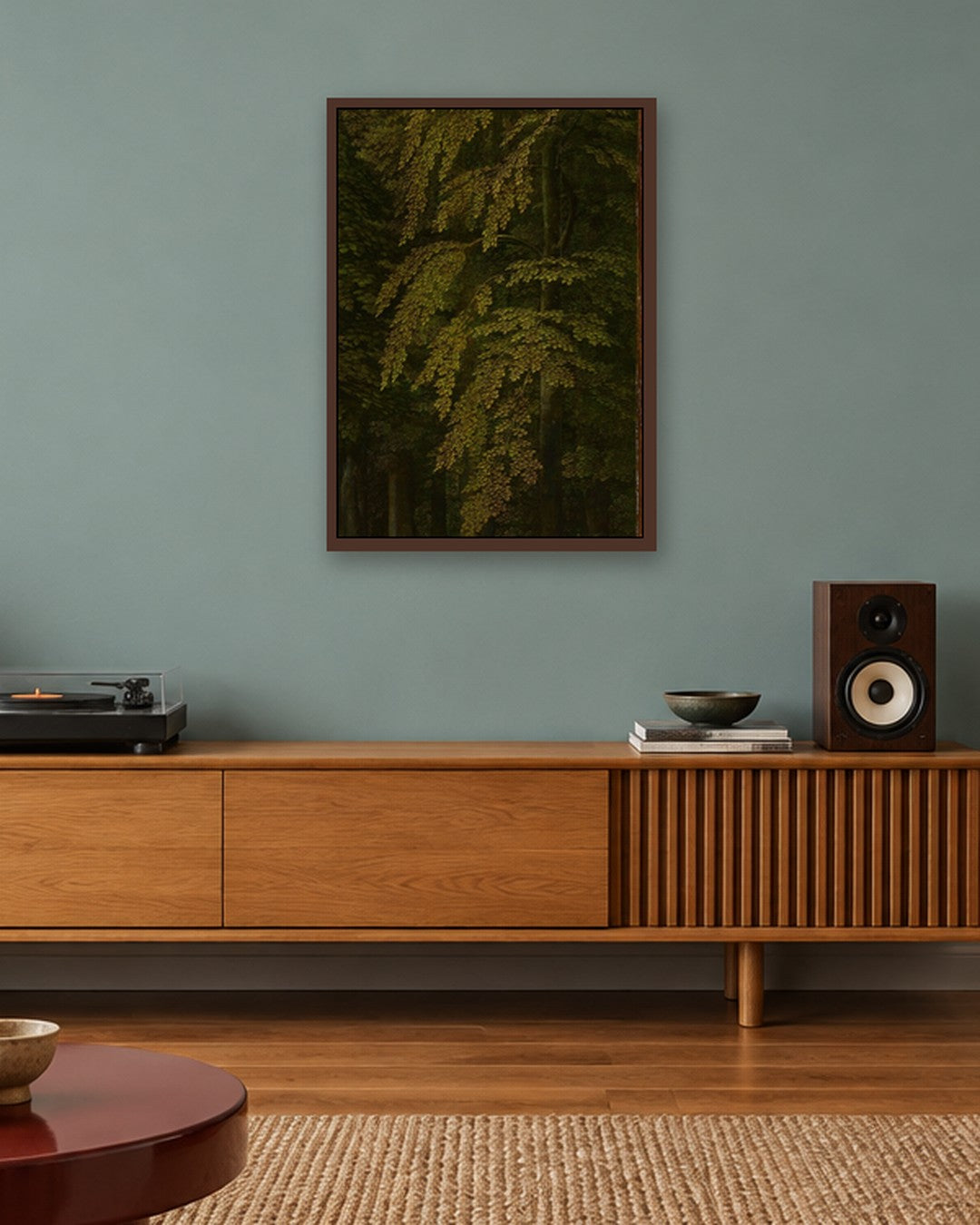 Renaissance Masters - Renaissance Masterpiece No. 382 - dark oak frame in a room