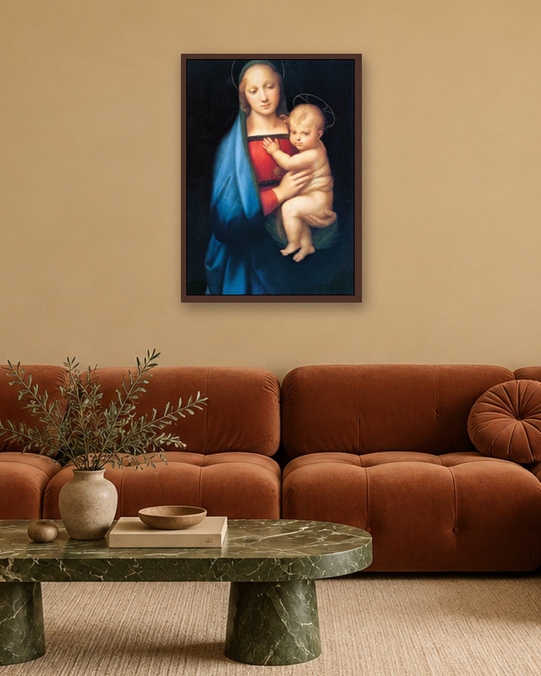 Renaissance Masters - Renaissance Masterpiece No. 309 - dark oak frame in a room