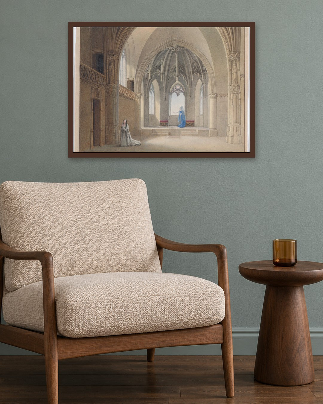 Renaissance Masters - Renaissance Masterpiece No. 149 - dark oak frame in a room