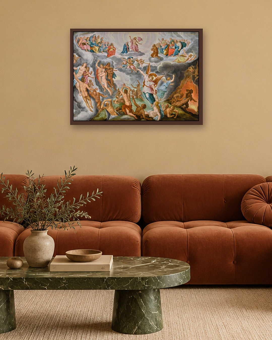 Renaissance Masters - Renaissance Masterpiece No. 396 - dark oak frame in a room
