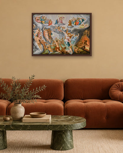 Renaissance Masters - Renaissance Masterpiece No. 396 - dark oak frame in a room
