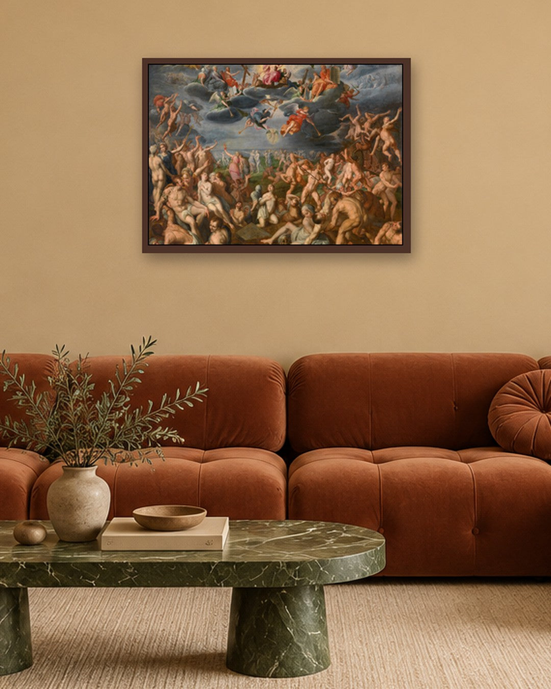 Renaissance Masters - Renaissance Masterpiece No. 390 - dark oak frame in a room