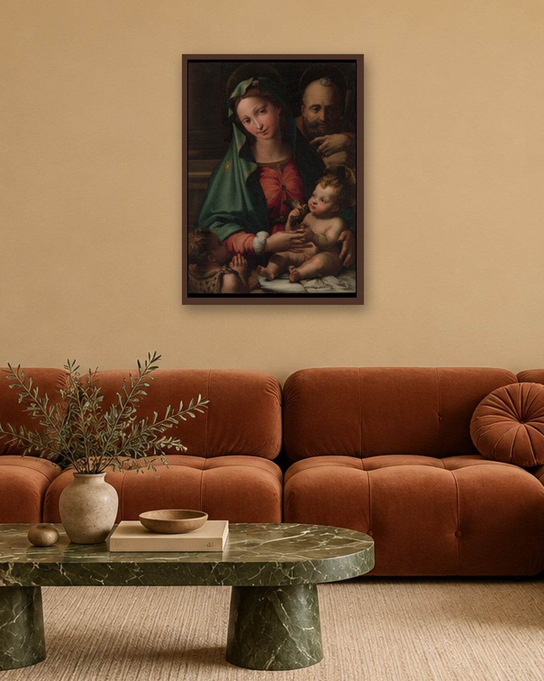 Renaissance Masters - Renaissance Masterpiece No. 117 - dark oak frame in a room