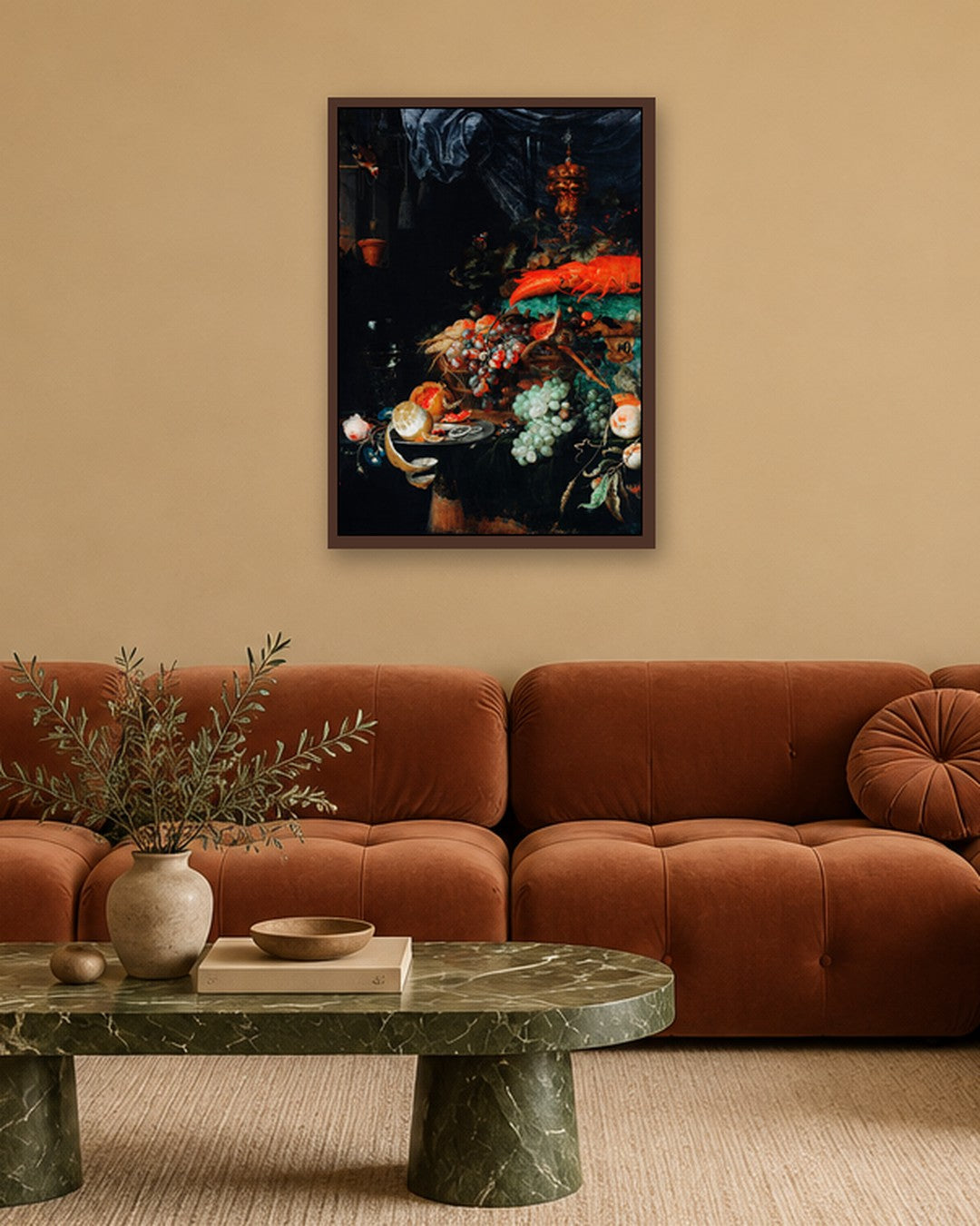 Renaissance Masters - Renaissance Masterpiece No. 378 - dark oak frame in a room
