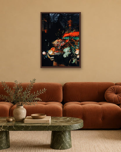 Renaissance Masters - Renaissance Masterpiece No. 378 - dark oak frame in a room