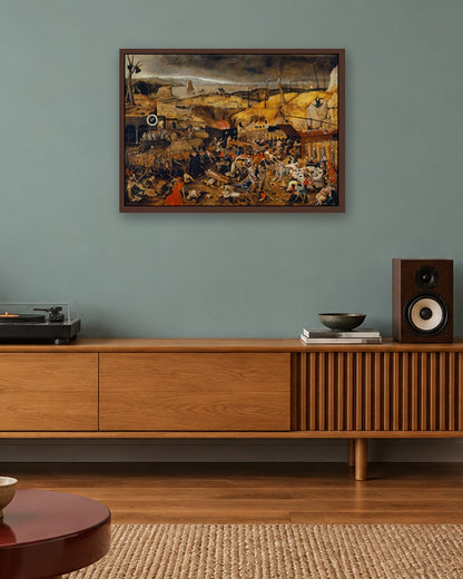 Renaissance Masters - Renaissance Masterpiece No. 415 - dark oak frame in a room