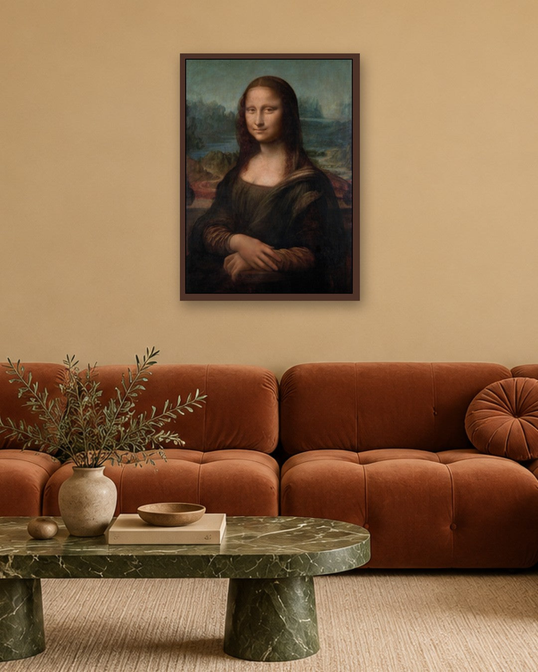 Renaissance Masters - Renaissance Masterpiece No. 344 - dark oak frame in a room