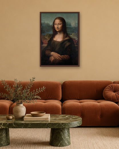 Renaissance Masters - Renaissance Masterpiece No. 344 - dark oak frame in a room
