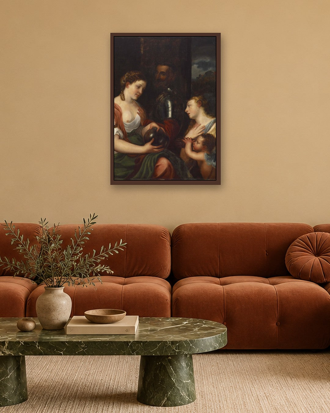 Renaissance Masters - Renaissance Masterpiece No. 76 - dark oak frame in a room