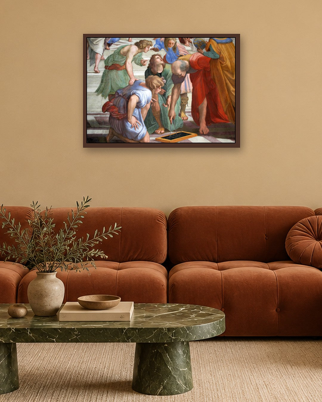 Renaissance Masters - Renaissance Masterpiece No. 260 - dark oak frame in a room