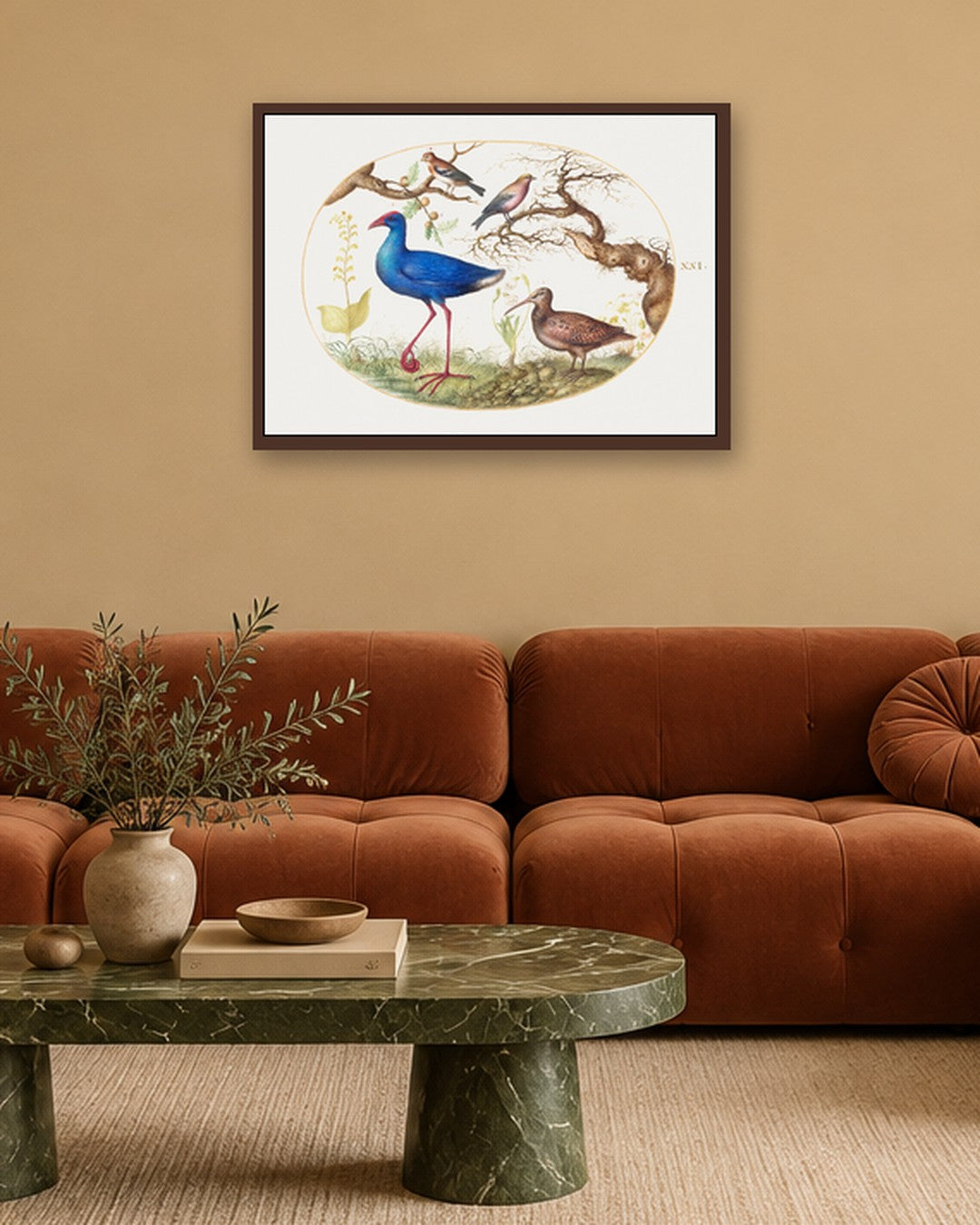 Renaissance Masters - Renaissance Masterpiece No. 353 - dark oak frame in a room