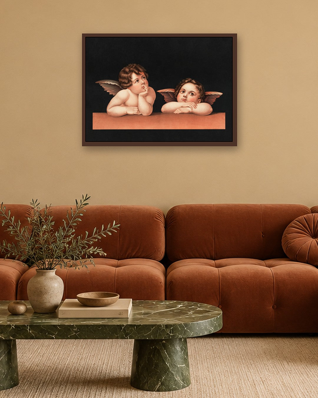 Renaissance Masters - Renaissance Masterpiece No. 264 - dark oak frame in a room