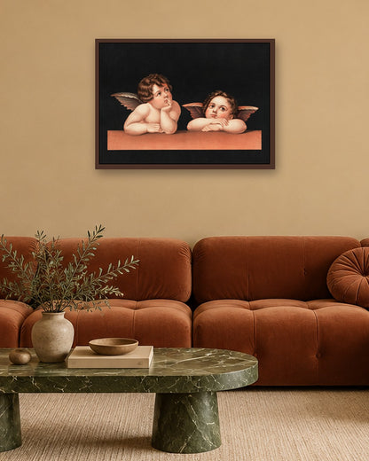 Renaissance Masters - Renaissance Masterpiece No. 264 - dark oak frame in a room