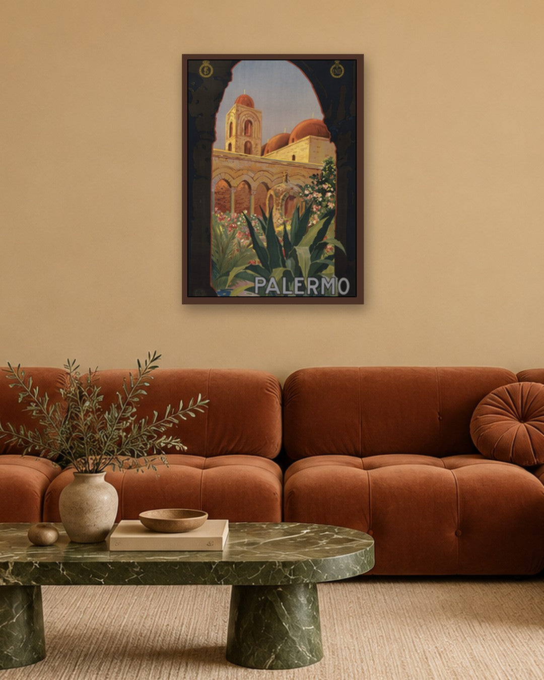 Palermo - Sicilia - dark oak frame in a room