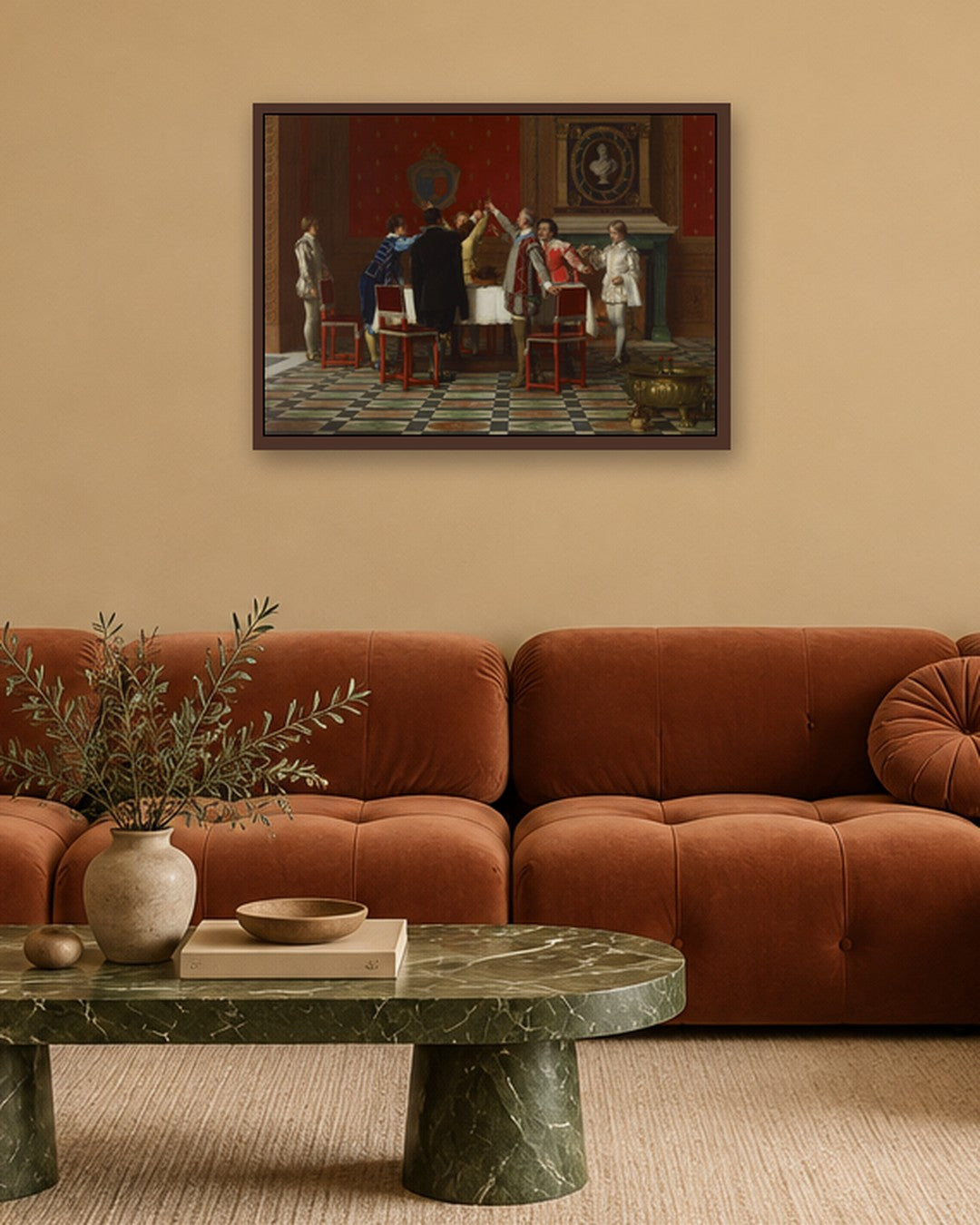 Renaissance Masters - Renaissance Masterpiece No. 75 - dark oak frame in a room