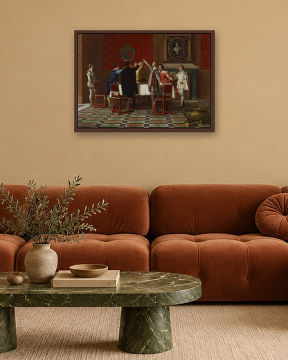 Renaissance Masters - Renaissance Masterpiece No. 75 - dark oak frame in a room