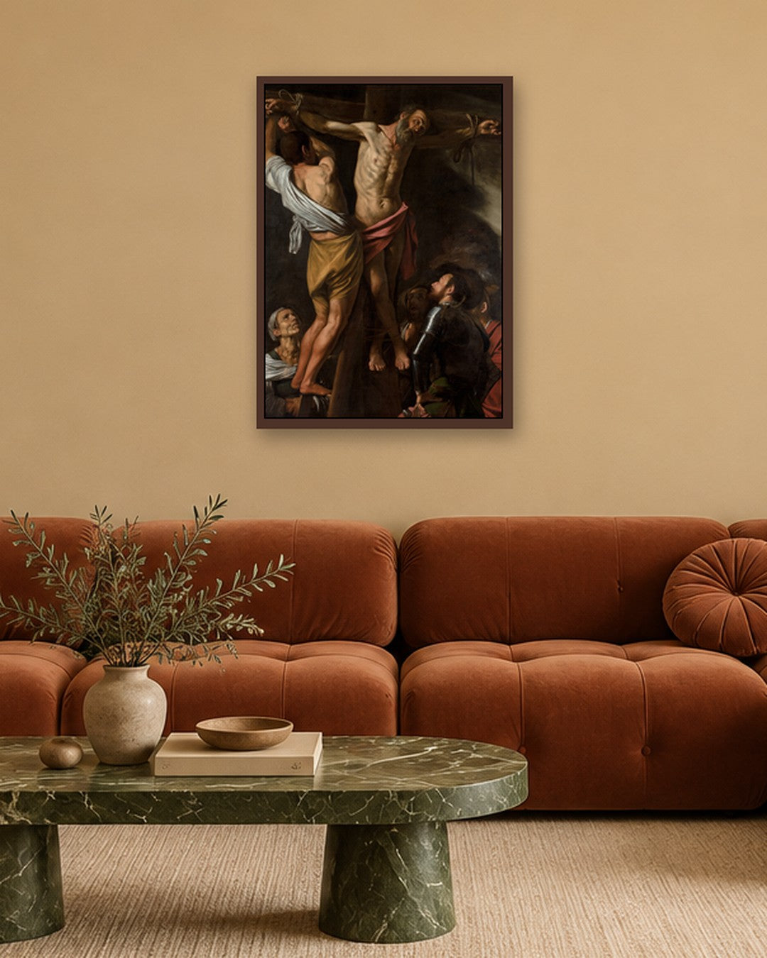 Renaissance Masters - Renaissance Masterpiece No. 106 - dark oak frame in a room