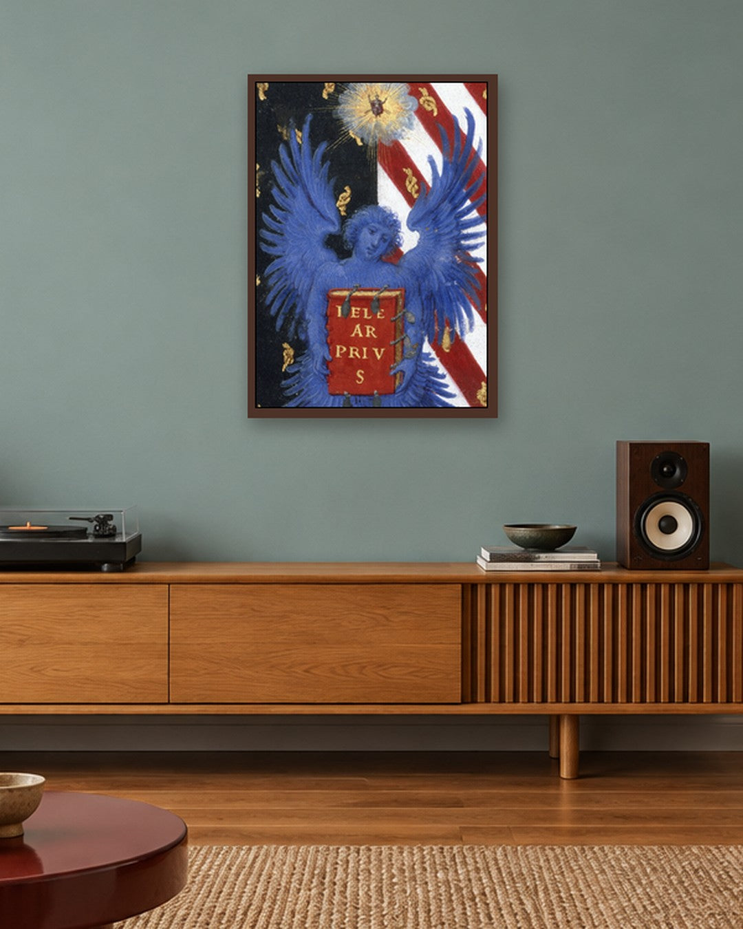 Renaissance Masters - Renaissance Masterpiece No. 67 - dark oak frame in a room
