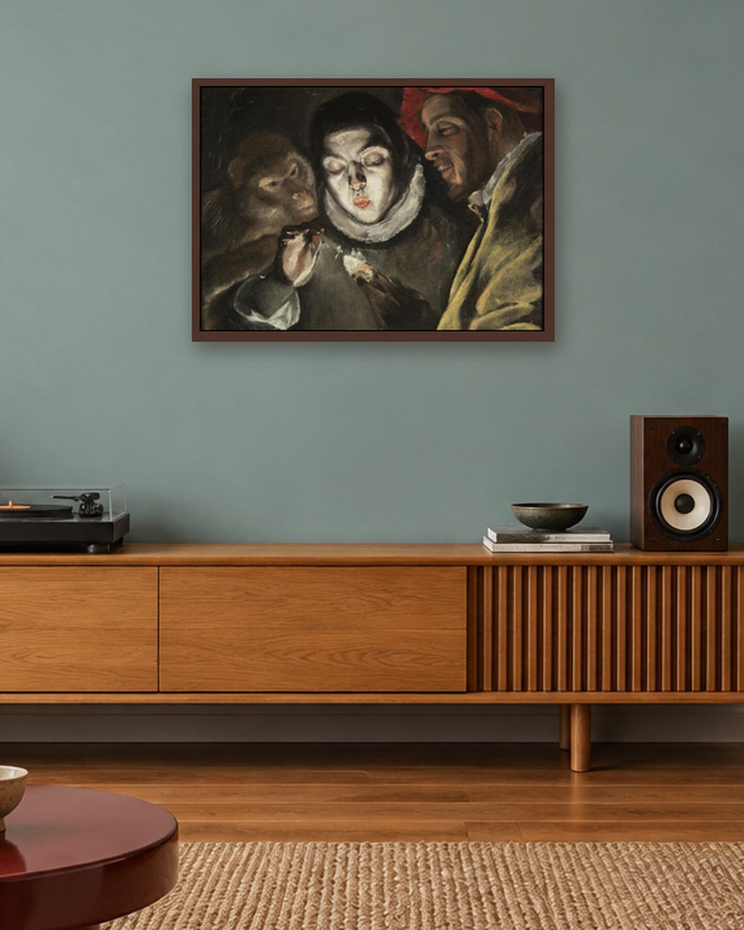 Renaissance Masters - Renaissance Masterpiece No. 346 - dark oak frame in a room