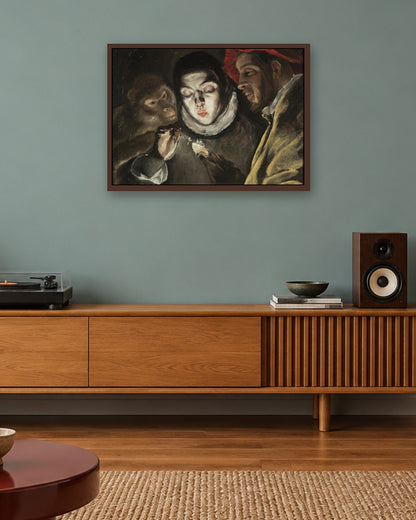 Renaissance Masters - Renaissance Masterpiece No. 346 - dark oak frame in a room