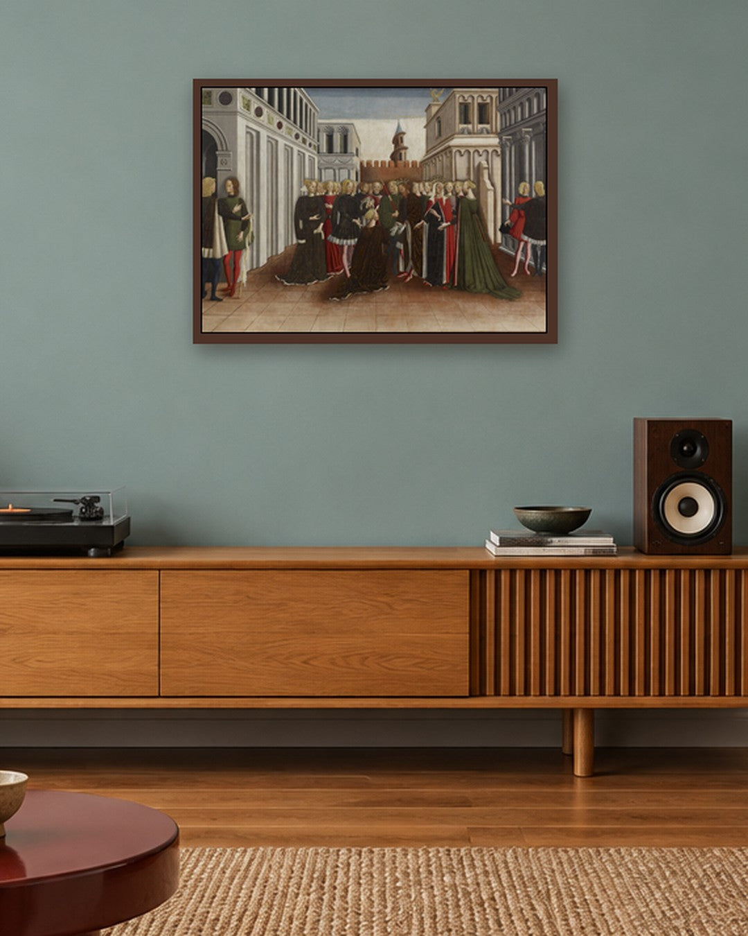 Renaissance Masters - Renaissance Masterpiece No. 63 - dark oak frame in a room